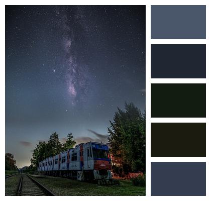 Milky Way Railroad Train Image